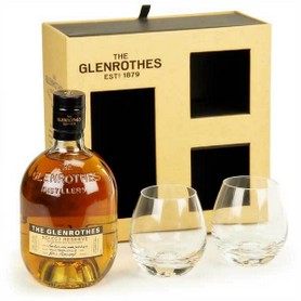 GIFT WHISKY THE GLENROTHES + 2 BICCHIERI
