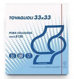 TOVAGLIOLI BIANCHI 33X33 PZ.50